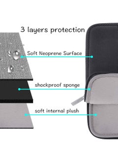 Rock Pow Laptop Sleeve Compatible with MacBook Air/Pro 13-13.3 inch Notebook Compatible with MacBook Pro 14 inch M3 M2 M1 Chip Pro Max 2023-2021 Neoprene Bag with Small Case  - Image 3