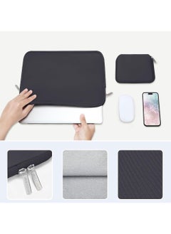 Rock Pow Laptop Sleeve Compatible with MacBook Air/Pro 13-13.3 inch Notebook Compatible with MacBook Pro 14 inch M3 M2 M1 Chip Pro Max 2023-2021 Neoprene Bag with Small Case  - Image 4