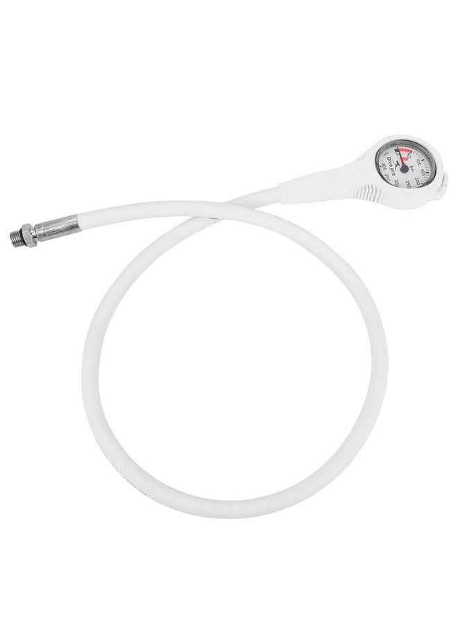 Thoraya Pressure Gauges Single Table with Luminous Dial Plate Scuba Diving Accessory white  - Image 2