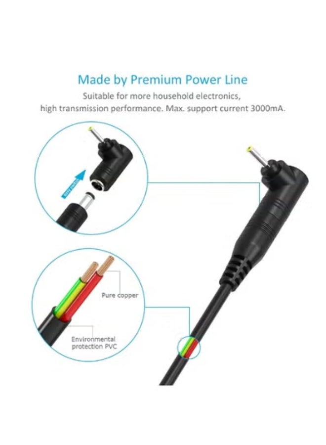 Universal 5V DC Power Cable USB to DC 5.5 2.1 mm Plug Connector Tip Charging Cord with Most Frequently Used Interface Type - Image 3