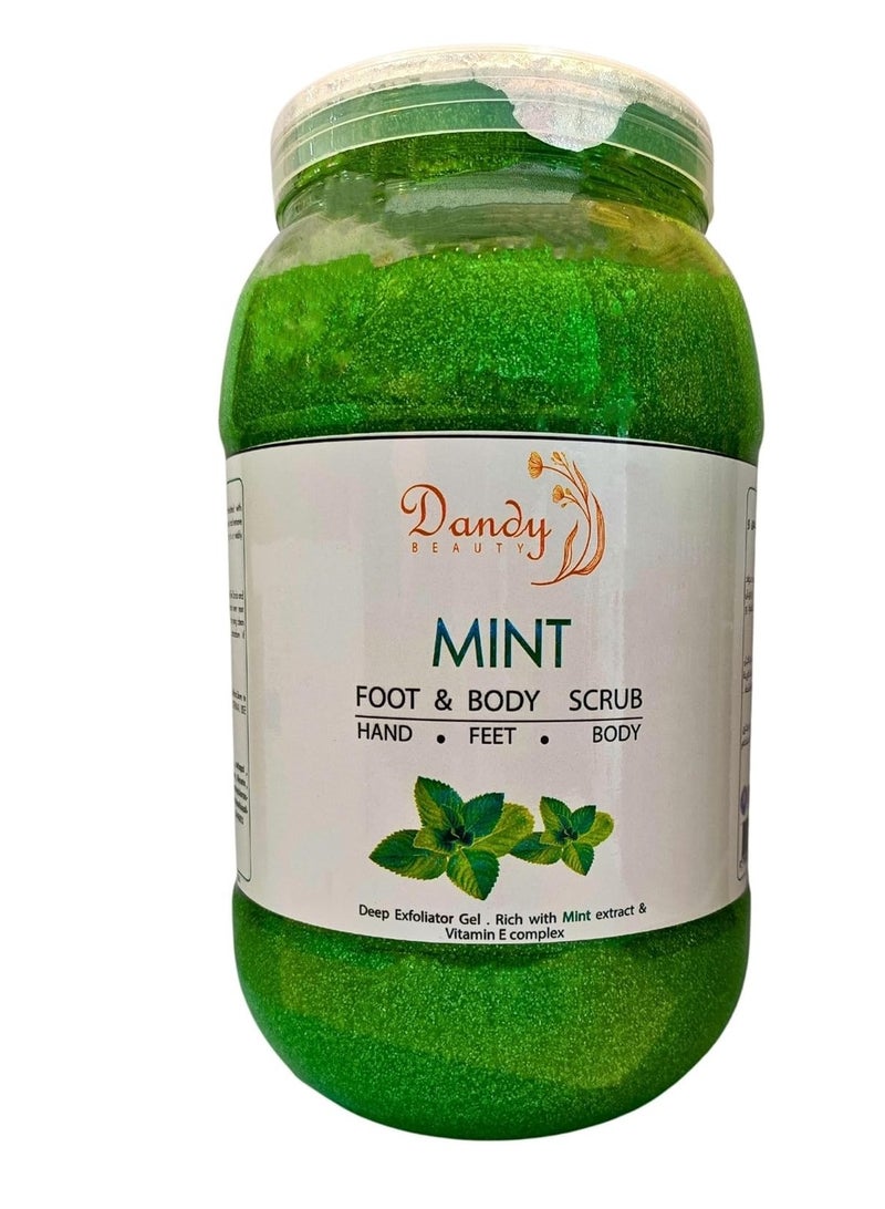 Dandy Beauty Body Scrub Mint 5kg Exfoliates and remove dead skin cells to visibly radiant smooth skin - Image 1