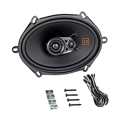 Alphasonik 1 Pair of NS683 Neuron Series 6x8/5x7 (360 Watts Max for The Pair) 180 Watts Max Per Speaker 3-Way Full-Range Car Audio Speaker with PEI Dome Tweeter Polypropylene Cone - Image 2