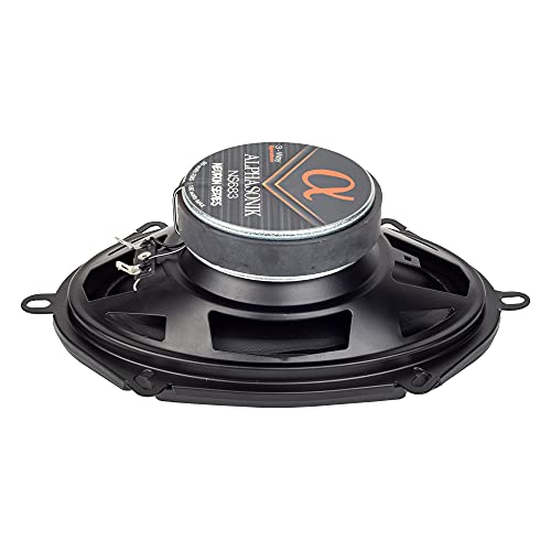 Alphasonik 1 Pair of NS683 Neuron Series 6x8/5x7 (360 Watts Max for The Pair) 180 Watts Max Per Speaker 3-Way Full-Range Car Audio Speaker with PEI Dome Tweeter Polypropylene Cone - Image 5