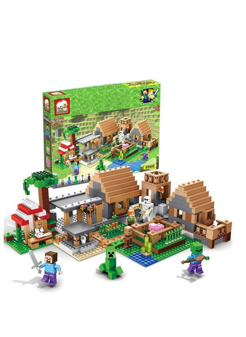Y&D - MineCraft -The Deluxe Village Building Block Set - Image 1