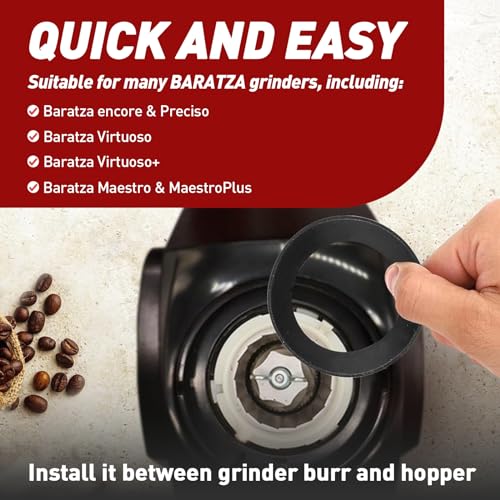 FixlyFido 3 Pcs Gasket Replacement for Baratza Encore and Virtuoso Coffee Grinders - Replacement Ring for Electric Conical Burr Grinder - Durable and Reliable - Image 4