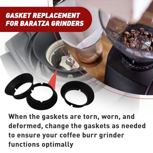 FixlyFido 3 Pcs Gasket Replacement for Baratza Encore and Virtuoso Coffee Grinders - Replacement Ring for Electric Conical Burr Grinder - Durable and Reliable - Image 5