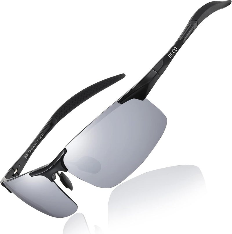 Duco Mens Sports Polarized Sunglasses UV Protection Sunglasses for Men 8177s - Image 1