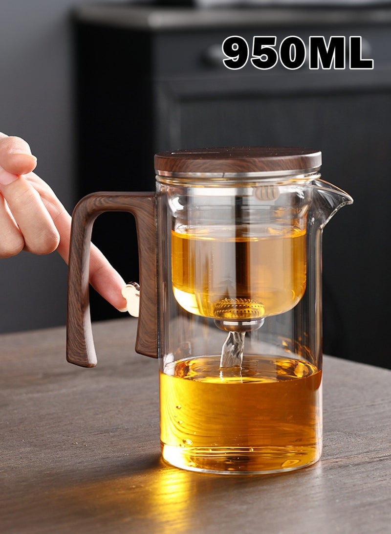لوبيتيز 950ml， إبريق الشاي مع فلتر ، فلتر المغناطيسي ، إبريق الشاي مع الزجاج ، إبريق الشاي مع فلتر ، إبريق الشاي واضحة ونظيفة إبريق الشاي - Image 1