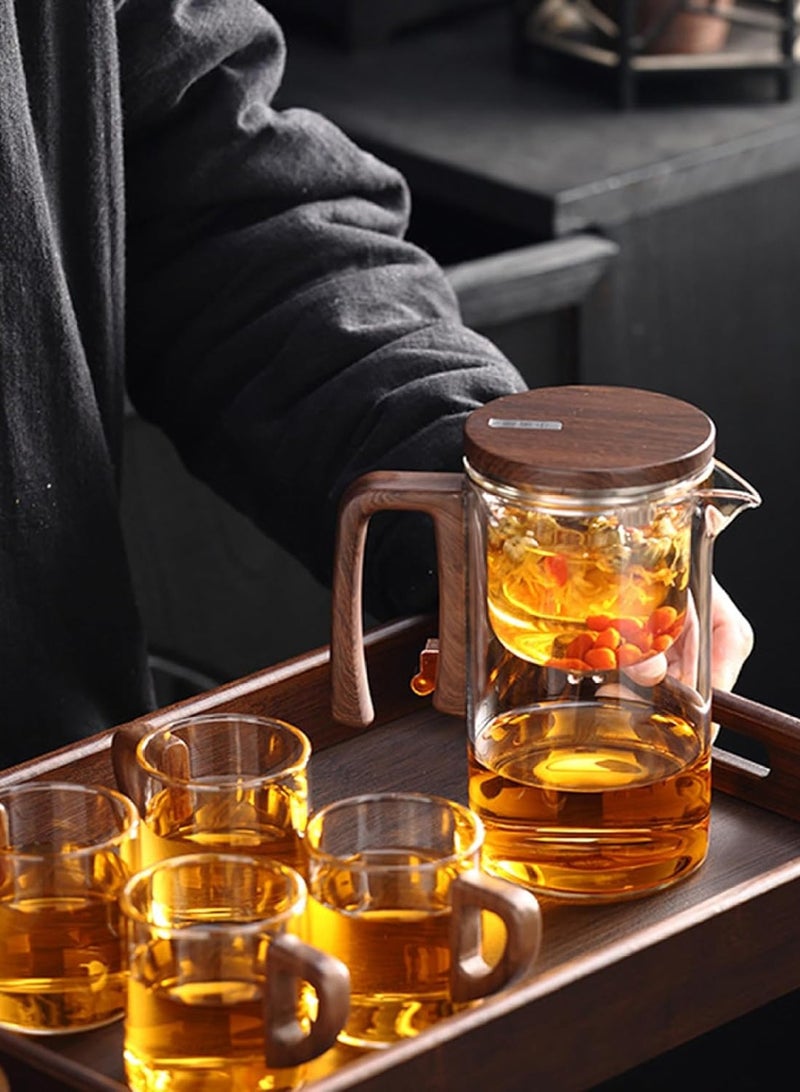 لوبيتيز 950ml， إبريق الشاي مع فلتر ، فلتر المغناطيسي ، إبريق الشاي مع الزجاج ، إبريق الشاي مع فلتر ، إبريق الشاي واضحة ونظيفة إبريق الشاي - Image 5