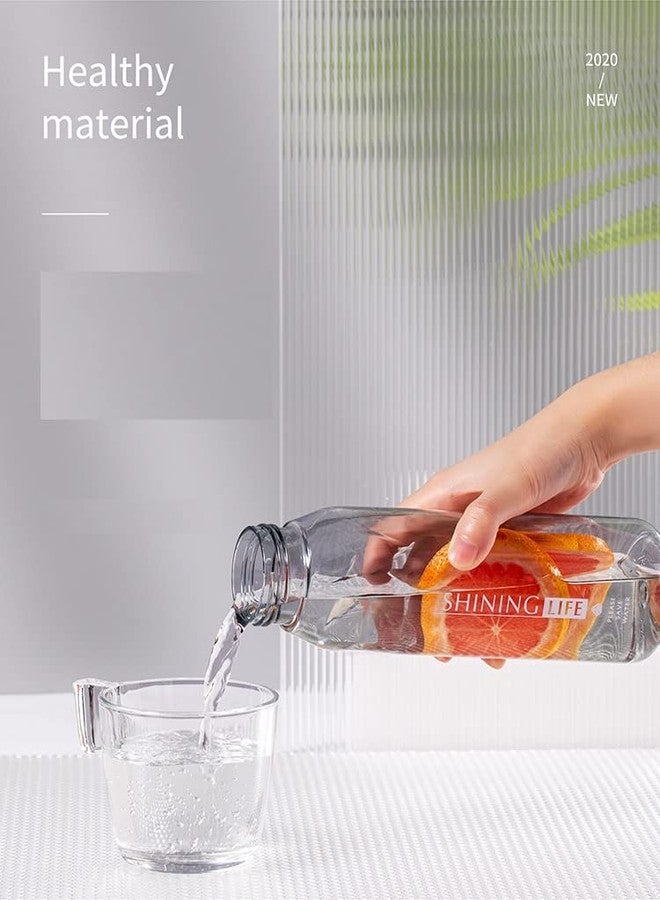 TEMSON Plastic Water Bottle for Home, Office, Gym, Picnic and Travelling - Transparent Stylish Plastic Bottle for Kids, Boys, Girls, Fridge Bottles-570ml (FQ-3045) (Assorted color) - Image 3