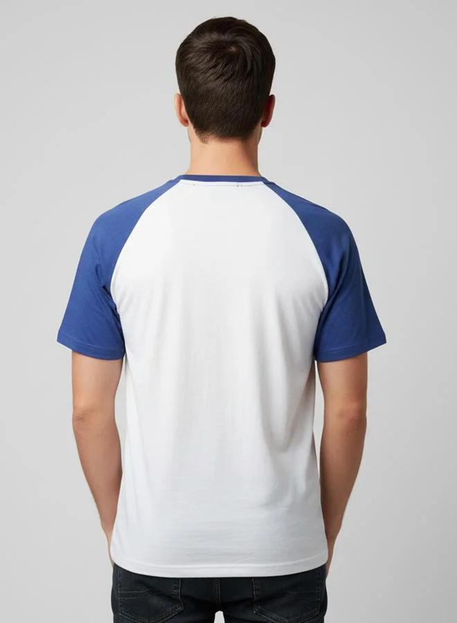 تايك تو تيشيرت بطبعة جرافيك مع أكمام قصيرة