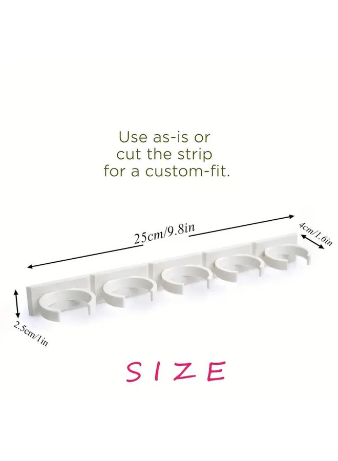 Grey 6 Piece Spice Rack Organizer Holds 30 Jars for Pantry Cabinet Storage - Image 3