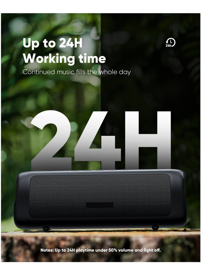 Joshberg Bluetooth Speaker Portable Wireless Speakers for Home Party Outdoor Beach  - Image 3