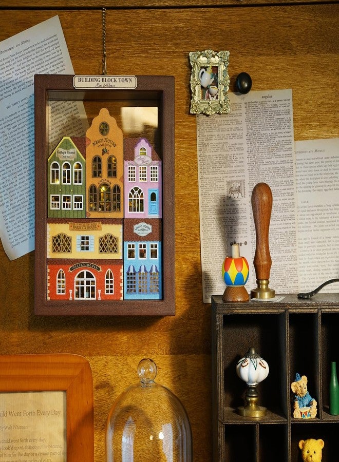 CUTEROOM DIY Miniature House Kit, CUTEROOM Mini House Kit for Adult to Build, Wooden Dollhouse Making Kit with Furniture, Christmas Birthday Gifts - Image 5