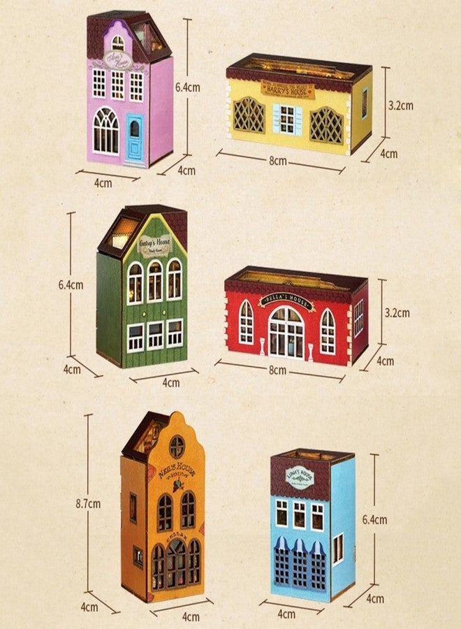 CUTEROOM DIY Miniature House Kit, CUTEROOM Mini House Kit for Adult to Build, Wooden Dollhouse Making Kit with Furniture, Christmas Birthday Gifts - Image 3