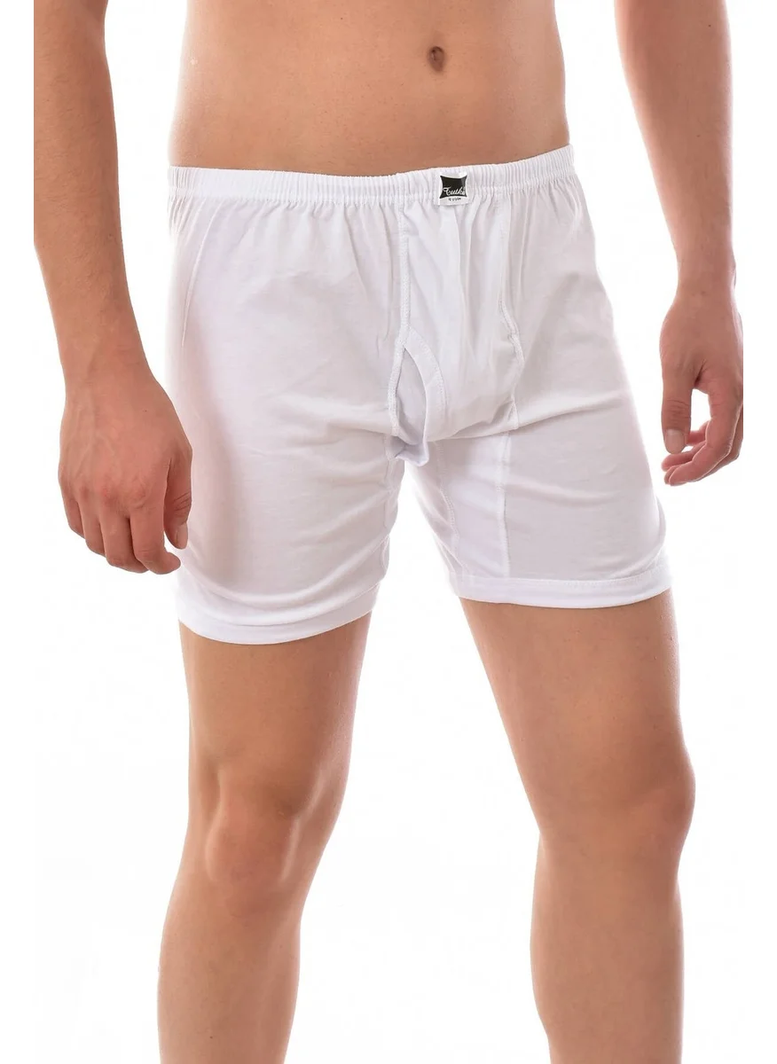 Tutku 3 Pieces 0110 Men's Long Johns Boxer White