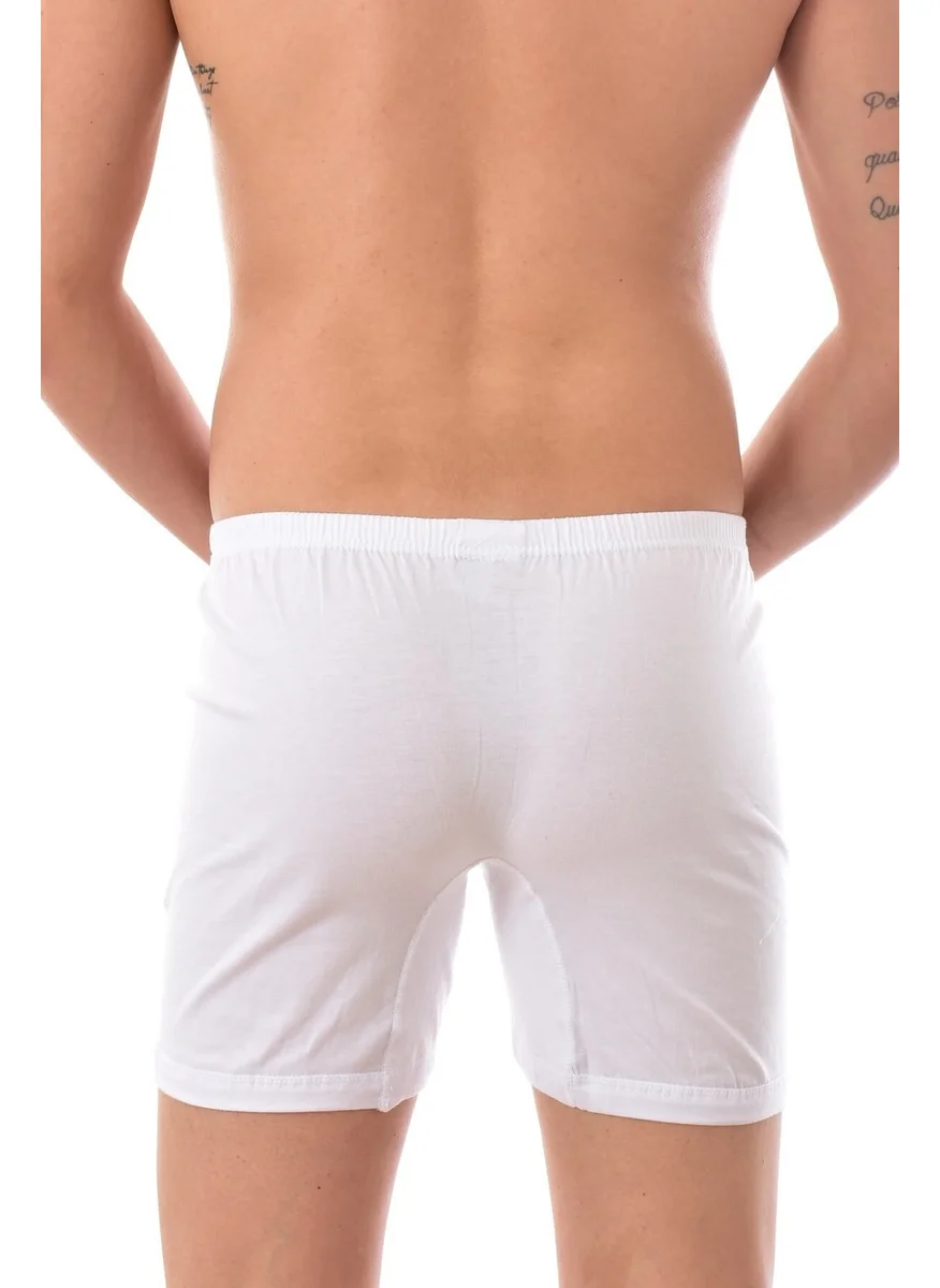 Tutku 3 Pieces 0110 Men's Long Johns Boxer White