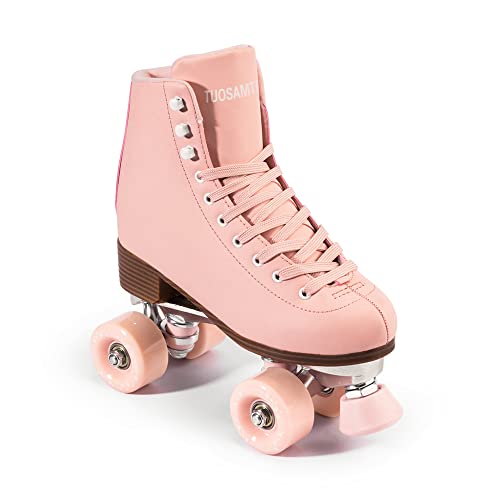Tuosamtin Roller Skates for Women/Youth with Height Adjustable stoppers Retro Quad Roller Skates for Outdoor and Indoor - Image 3