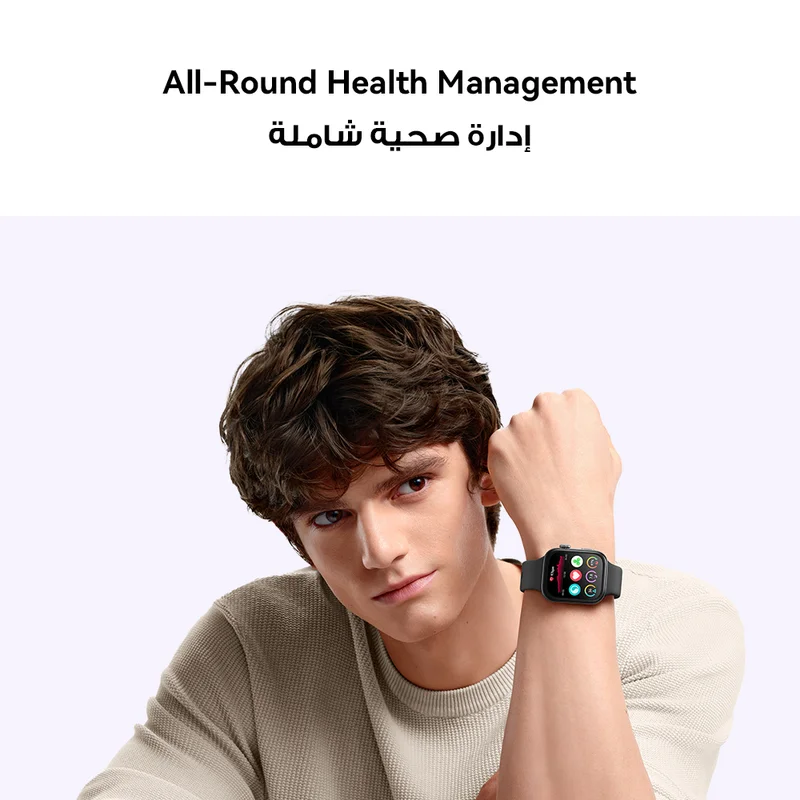 HUAWEI HUAWEI WATCH FIT 3, 1.82" AMOLED Display, Ultra-Slim Design, All-Round Fitness Management, Durable Battery Life, Compatible with iOS & Android, Green + Strap + Scale + Watercup