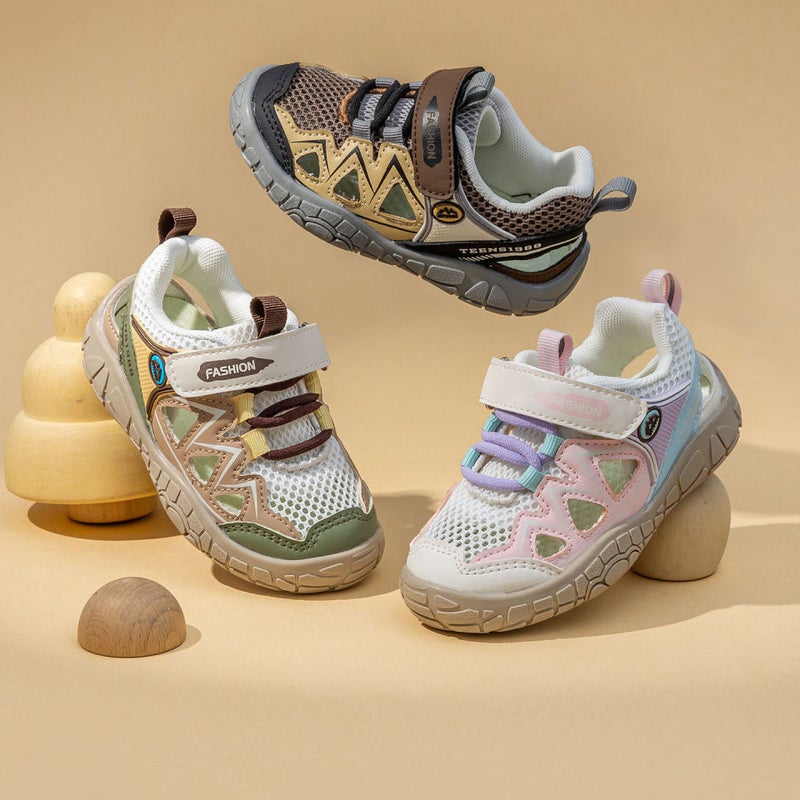 Mesh Sneakers Lightweight Flexible Sole Walking Shoes For Kids Indoor And Outdoor Activities - Image 2