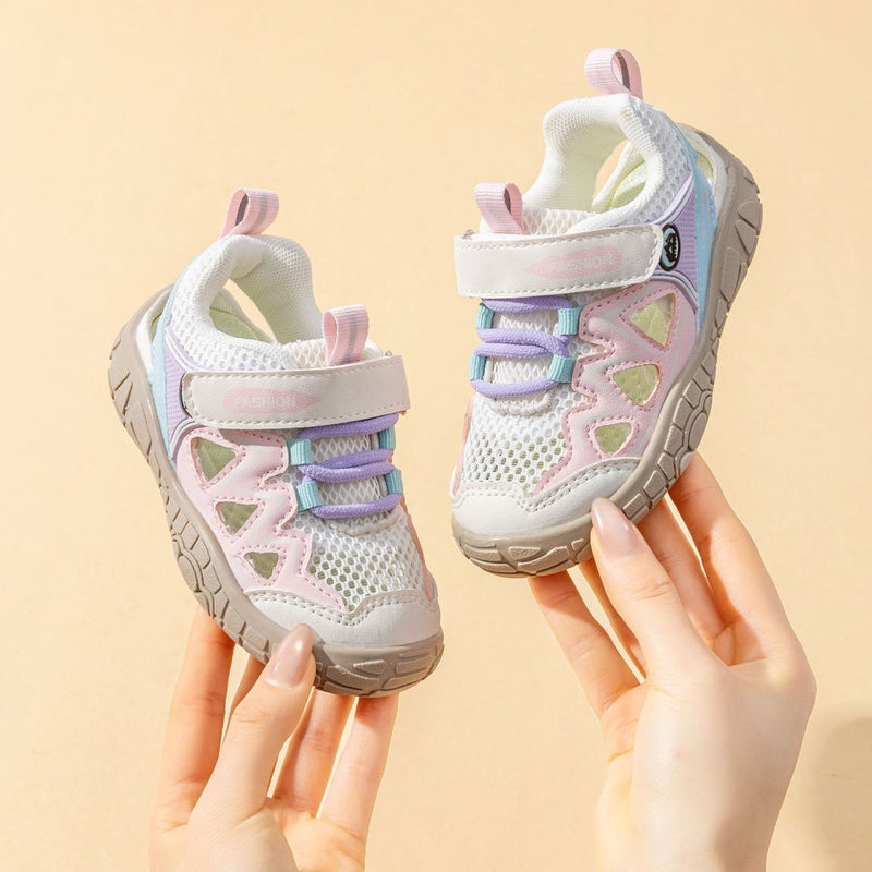 Mesh Sneakers Lightweight Flexible Sole Walking Shoes For Kids Indoor And Outdoor Activities - Image 4
