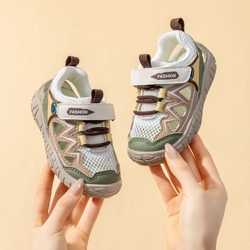 Mesh Sneakers Lightweight Flexible Sole Walking Shoes For Kids Indoor And Outdoor Activities - Image 3