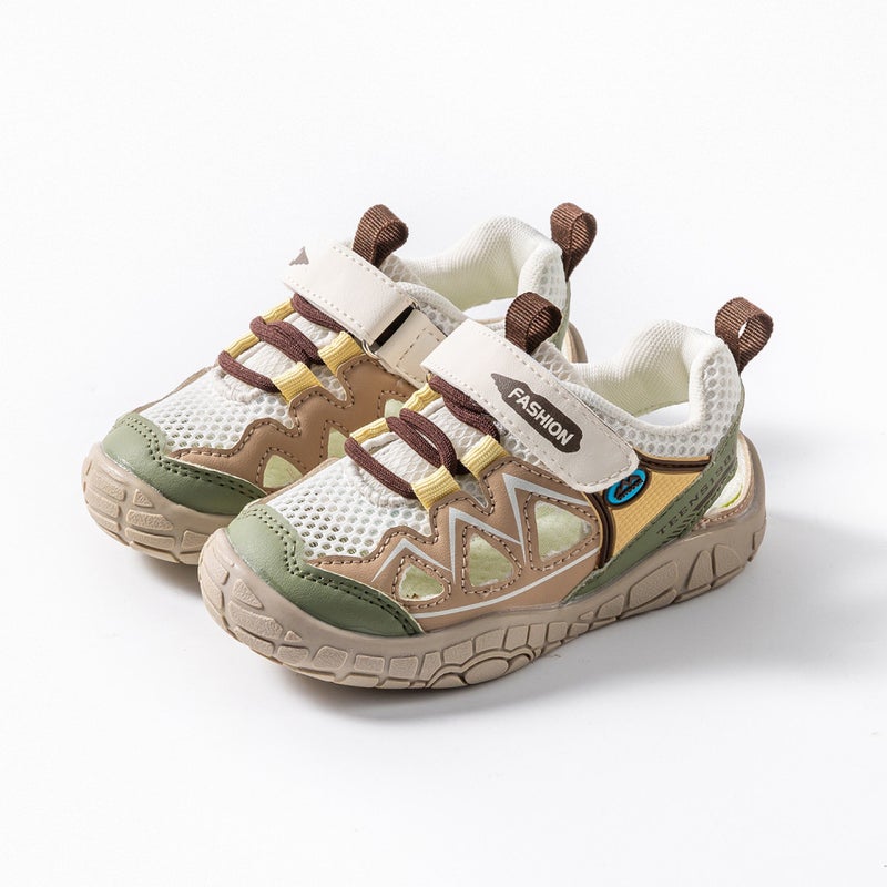 Mesh Sneakers Lightweight Flexible Sole Walking Shoes For Kids Indoor And Outdoor Activities - Image 1
