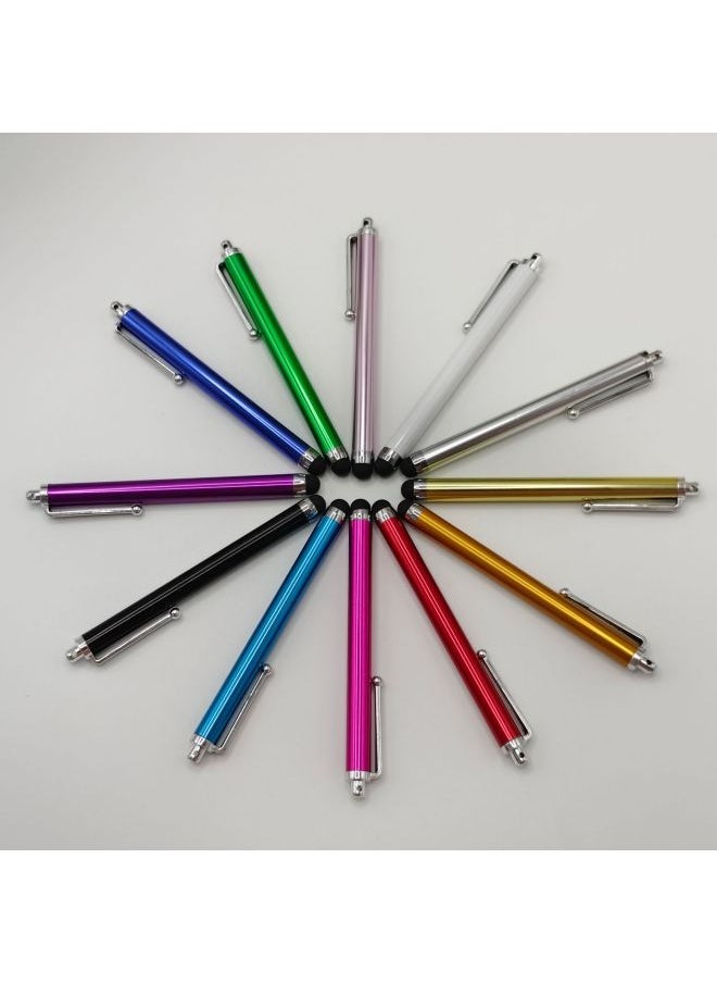 Creative Touch Screen Pen Mobile Phone Touch Screen Capacitive Touch Pen With Pen Holder Can Print Logo Painting Game Capacitive Pen-Color:Green  - Image 3