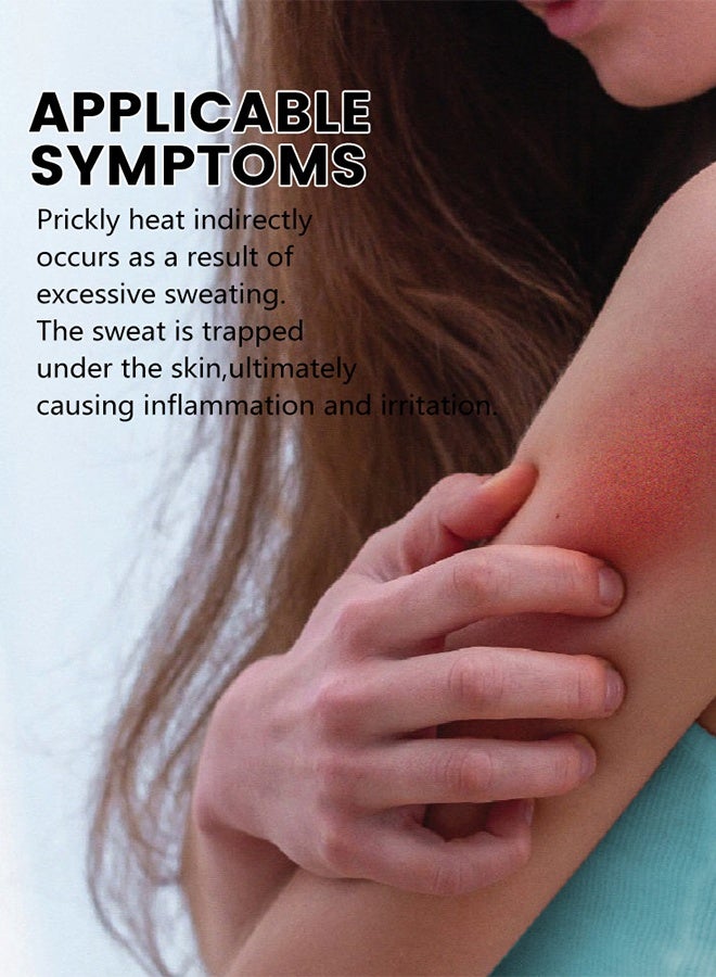 Sumifun Prickly Heat Relief Cream 30g, Quick Relief From ltching and Heat Rash, Anti-Heat Rash and Anti-Itch Plaster, Skin Care for Summer Heat Rash Caused By Sweat - Image 2