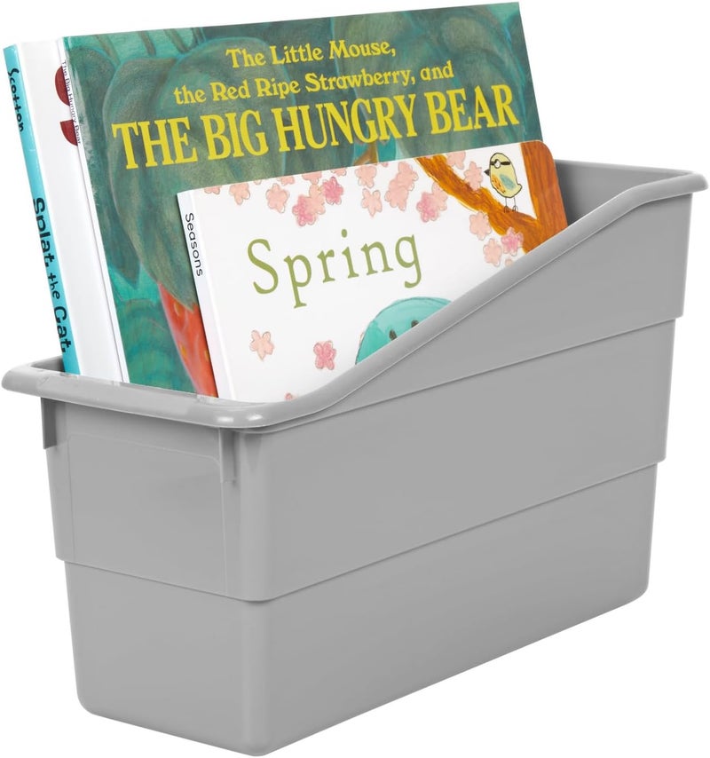 Really Good Stuff Durable Book and Binder Holders 12 Pack - Ideal for Narrow or Vertical Storage Needs - Book, Magazine, File Folder, and Binder Holders - Classroom Organization Made Easy - Image 3