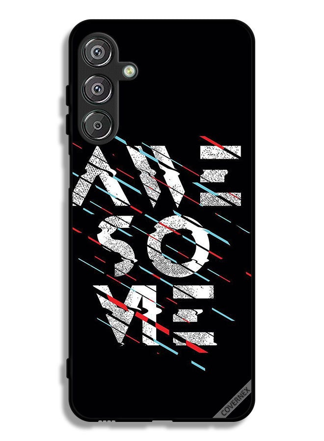 Covernex Samsung Galaxy A16 4G Protective Case Cover Calligraphy Word Awesome - Image 1