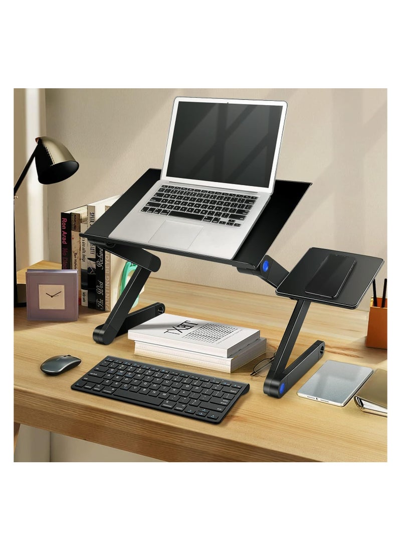XICEN Height Adjustable Laptop Table,Laptop Stand Holder for Bed Sofa Office  - Image 3