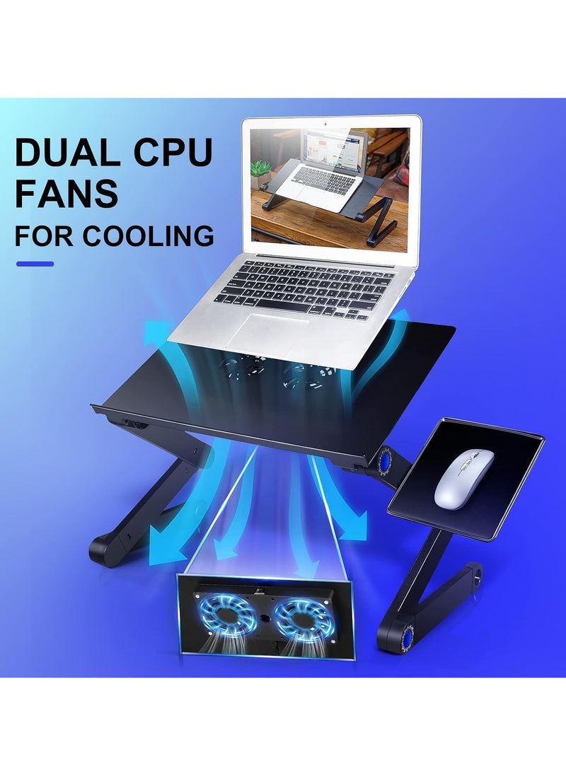 XICEN Height Adjustable Laptop Table,Laptop Stand Holder for Bed Sofa Office  - Image 4