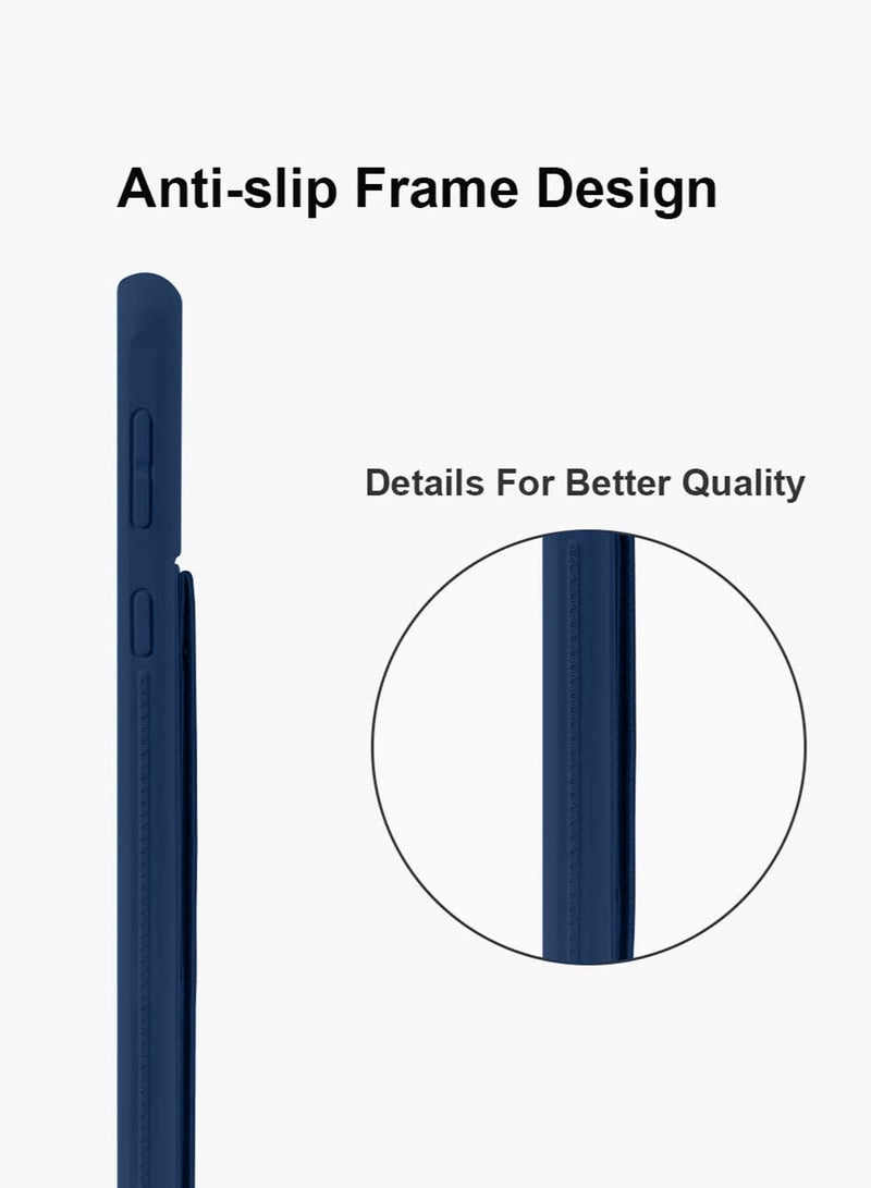 دبليو تيك جراب حامل مغناطيسي للسيارة مزود بمقبض يدوي وحامل متعدد وحامل حزام الإصبع لهاتف Samsung Galaxy S23 Ultra Blue - Image 4