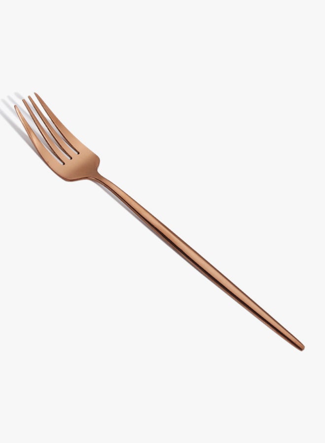 4-Piece Stainless Steel Cutlery Set Rose Gold - Image 5