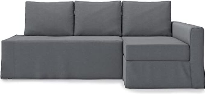TLYESD Friheten Couch Cover Replacement For Ikea Friheten Sofa Cover, Friheten Cover, Friheten Sleeper Sofa Cover Only!(Right Chaise, Slate Grey) - Image 4