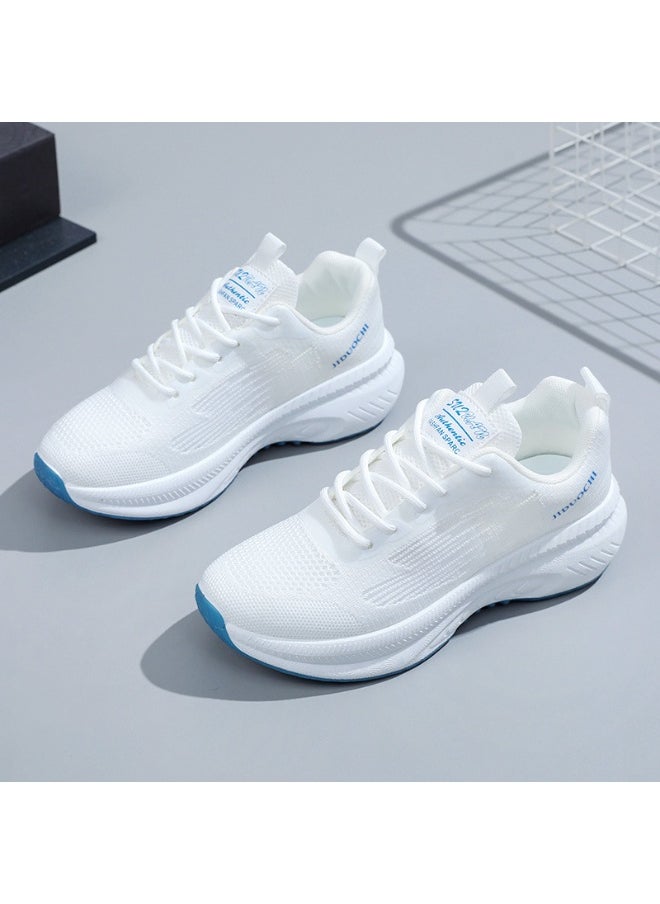 NIBEMINENT Ladies Thick Sole Light Casual Running Shoes Fashion All Match Breathabl Women's Shoes  - Image 1