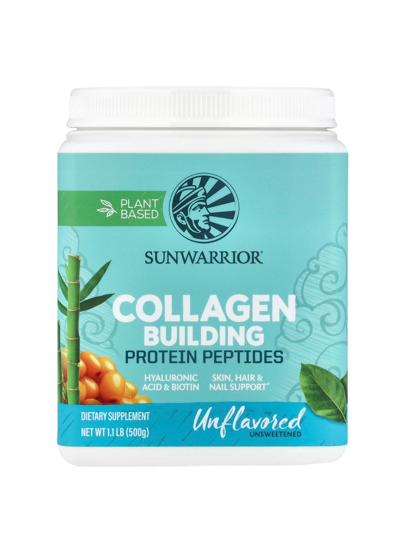 Collagen Building Protein Peptides, Unflavored, 1.1 lb (500 g)