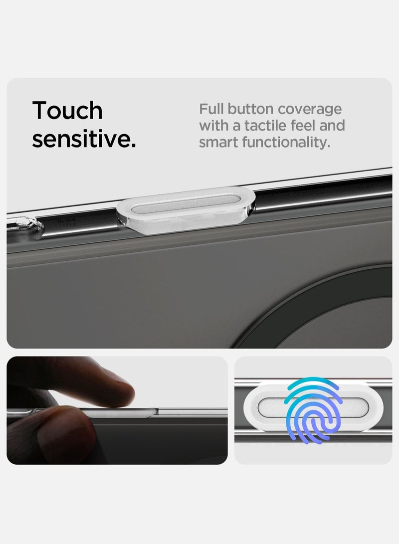 Spigen Ultra Hybrid T MagFit for iPhone 16 PRO Case Cover [Camera Control Button Cover] with MagSafe (2024) - Graphite - Image 4