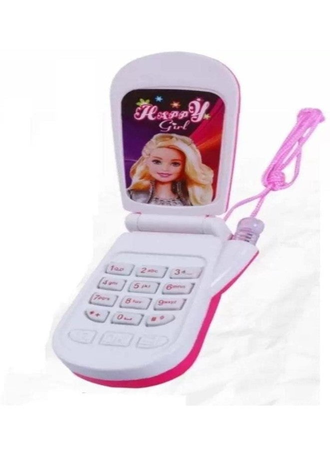 SHANVI Toys Musical Mobile Phone Toy for Kids Cute Drummer Pet Toys with Dancing Action for Kids Toys Sound Toys Key-Operated (Kitty_Barbe MOBILE-02) - Image 3