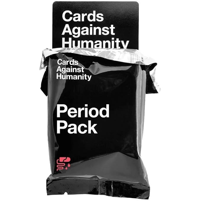 Cards Against Humanity : Period Pack | 30 game cards written while we were all on our periods. Ages 17+. Best played every 25 to 35 days. A funny gift. - Image 2