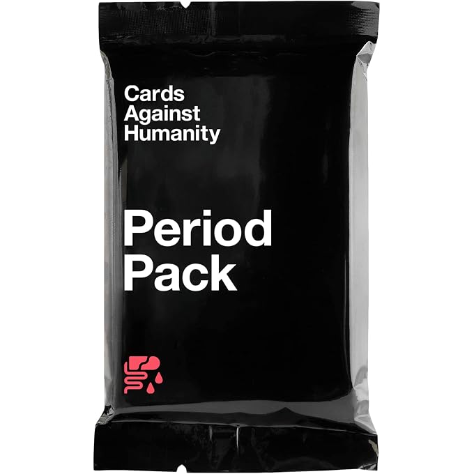 Cards Against Humanity : Period Pack | 30 game cards written while we were all on our periods. Ages 17+. Best played every 25 to 35 days. A funny gift. - Image 1
