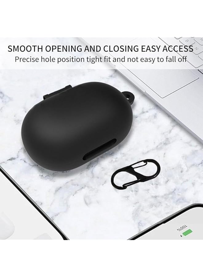 erorex جراب سيليكون متوافق مع Space A40 جراب مقاوم للصدمات رفيع من السيليكون الفاخر مع حلقة تثبيت باللون الأسود - Image 2