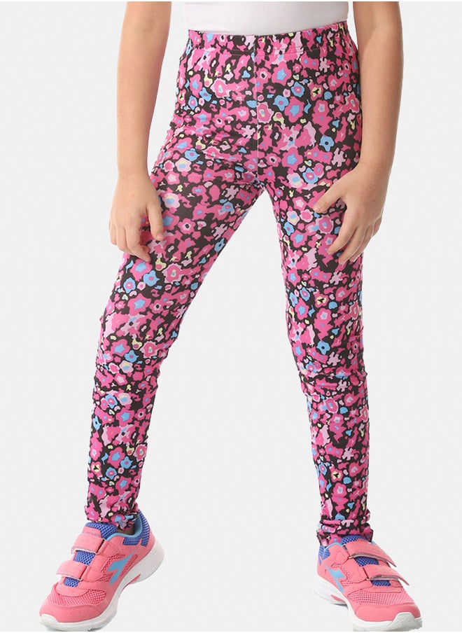 DIADORA - Printed Girls Cotton Leggings - Image 1