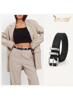 Women Leather Belt With Silver Buckle Fashion Ladies Faux Leather Belt For Jeans Pants Dress - pzsku/Z958F75A001544216E318Z/45/_/1735566875/63a3a86d-cb20-4529-8e97-4a91a809b2e9