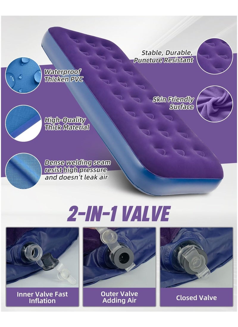 Generic Inflatable Mattress Blow Up Bed Single Camping Mattress  - Image 4