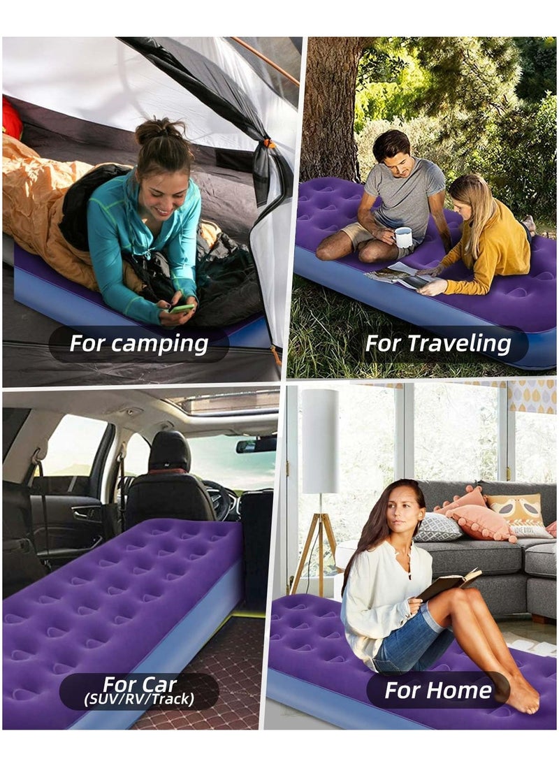 Generic Inflatable Mattress Blow Up Bed Single Camping Mattress  - Image 3