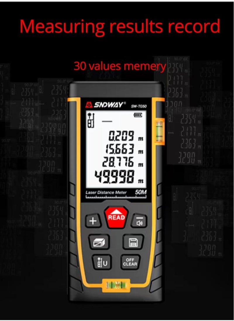 SNDWAY - Laser Distance Meter Mini Digital Rangefinder Professional Laser Measure Meter High Accuracy Range Finder - Image 1