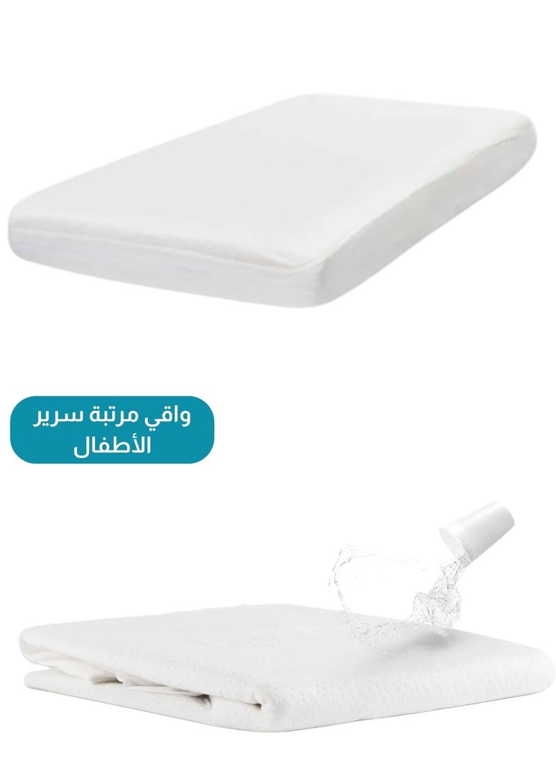 Zaprus Waterproof Mattress Protector for Kids - Terry Cotton, Hypoallergenic, Breathable, Ultra Soft & Comfortable - Protects Against Spills, Stains & Allergens  - Image 1