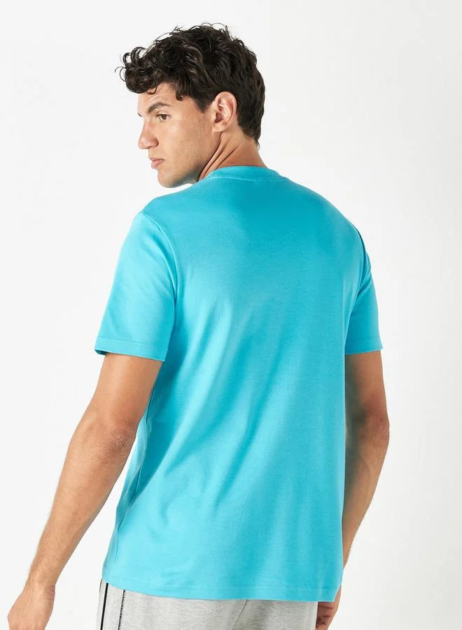 Kappa Kappa Logo Print Crew Neck T-shirt with Short Sleeves